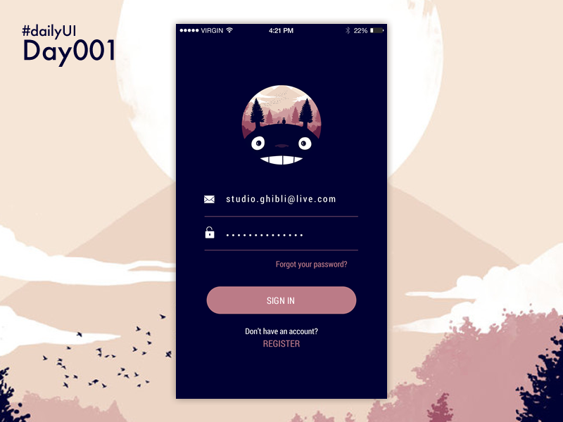 Daily UI [1/100] - Sign Up form for Skims by Thai Ha Nguyen on