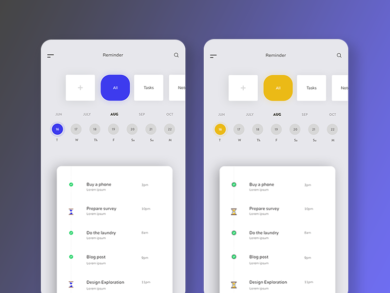 Collect UI - Daily inspiration collected from daily ui archive and