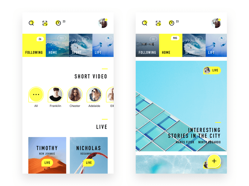 Travel City Guide App Design UI Kit - UpLabs