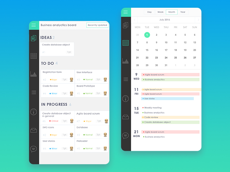 web task app salesforce manager ui dribbble shots daily inspiration