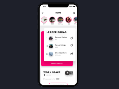 🚀Leaderboard  Lith, App design, All about time